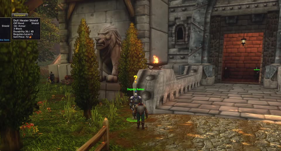 Deputy Rainer in Elwynn Forest, where you turn in this quest