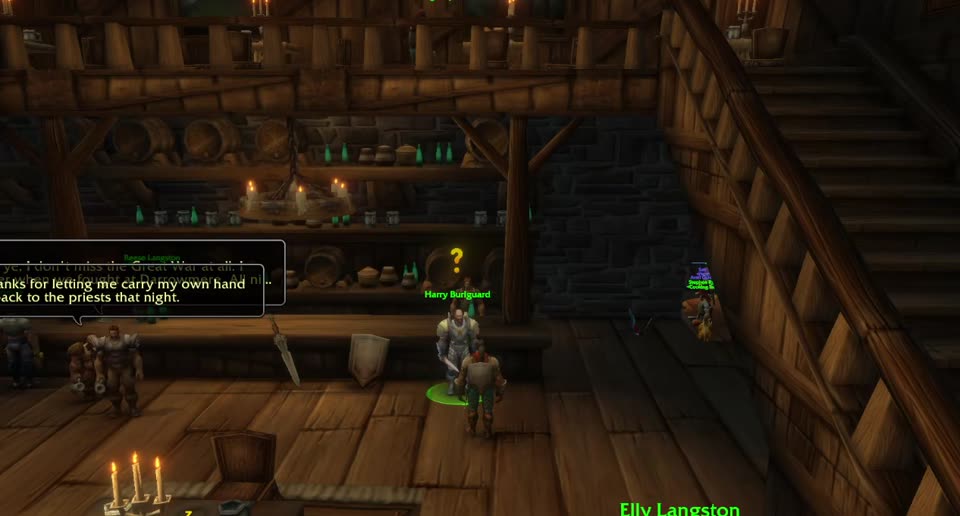Harry Burlguard in Elwynn Forest, where you turn in this quest