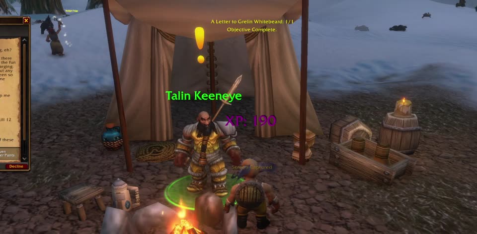 Talin Keeneye in Dun Morogh, where you turn in this quest
