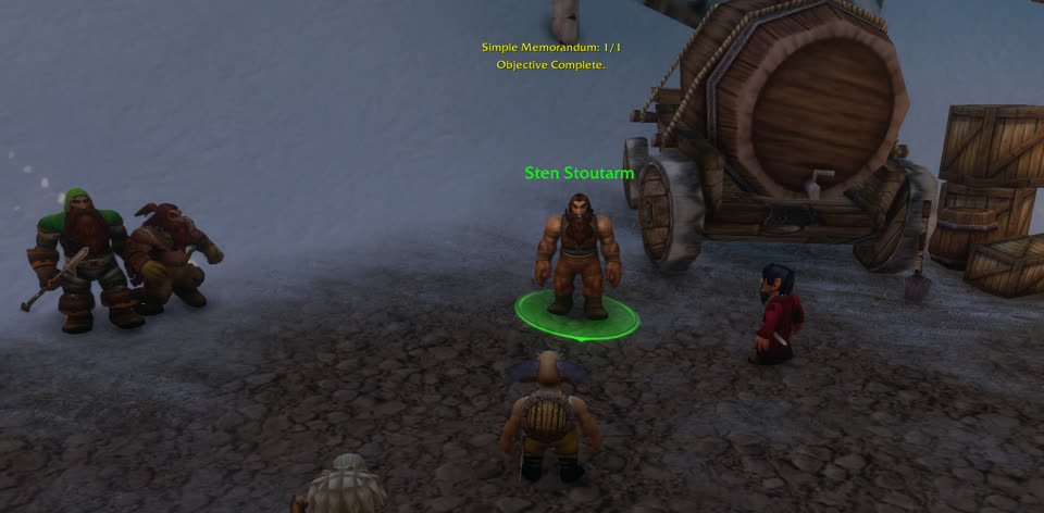 Sten Stoutarm in Dun Morogh, where you pick up this quest