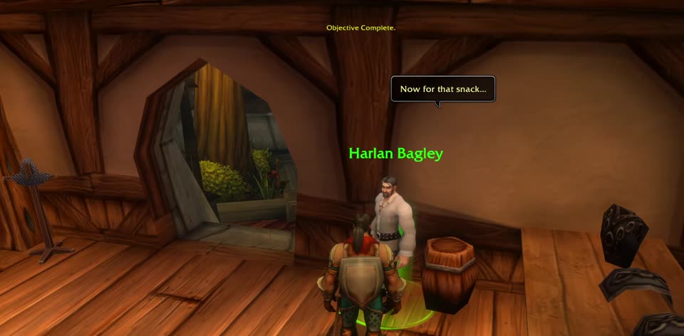 Harlan Bagley in Stormwind City, where you pick up this quest
