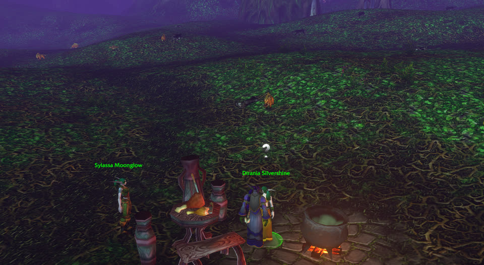 Dirania Silvershine in Teldrassil, where you pick up this quest