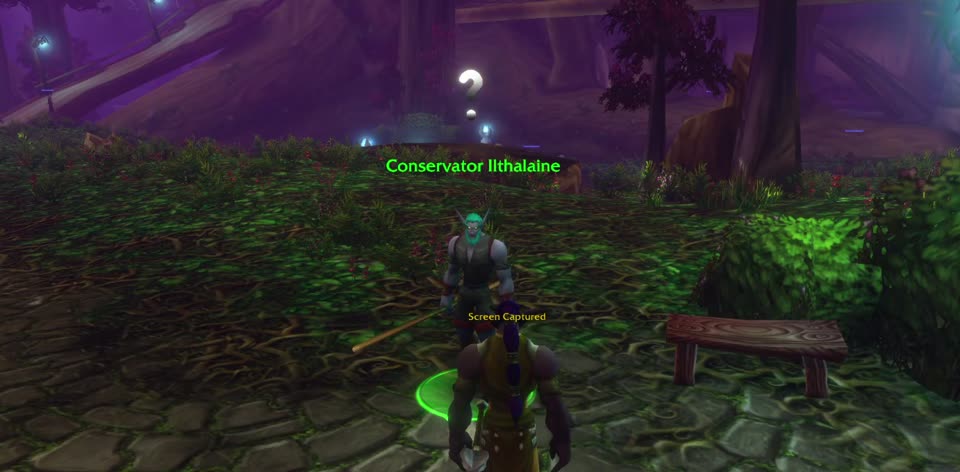 Conservator Ilthalaine in Teldrassil, where you pick up this quest