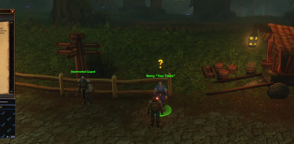 Remy "Two Times" in Elwynn Forest, where you turn in this quest