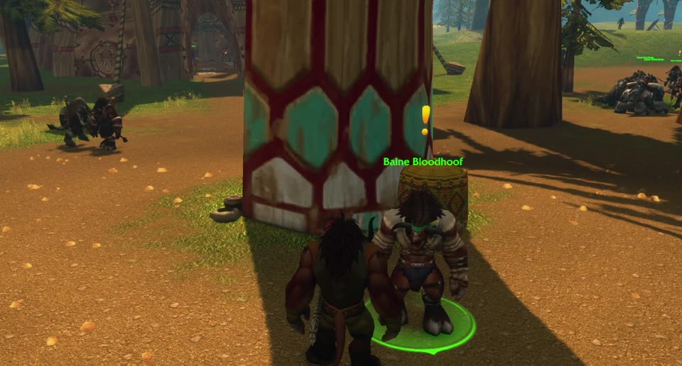 Baine Bloodhoof in Mulgore, where you pick up this quest