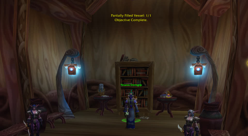 Tenaron Stormgrip in Teldrassil, where you pick up this quest