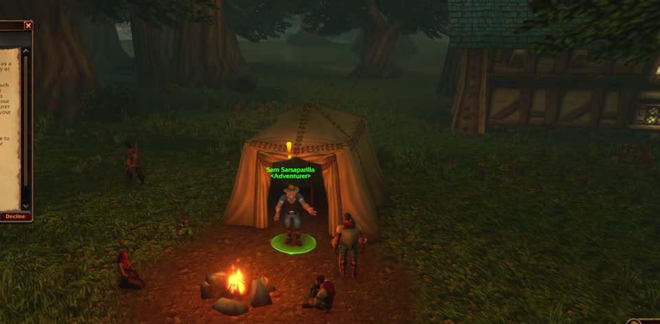Sam Sarsaparilla in Elwynn Forest, where you pick up this quest