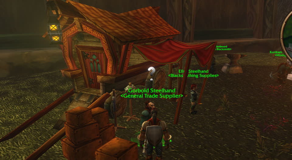Gorbold Steelhand in Darkshore, where you pick up this quest